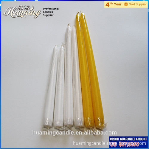 the most popular hotsale white taper candle wholesale flameless white taper candle for home use